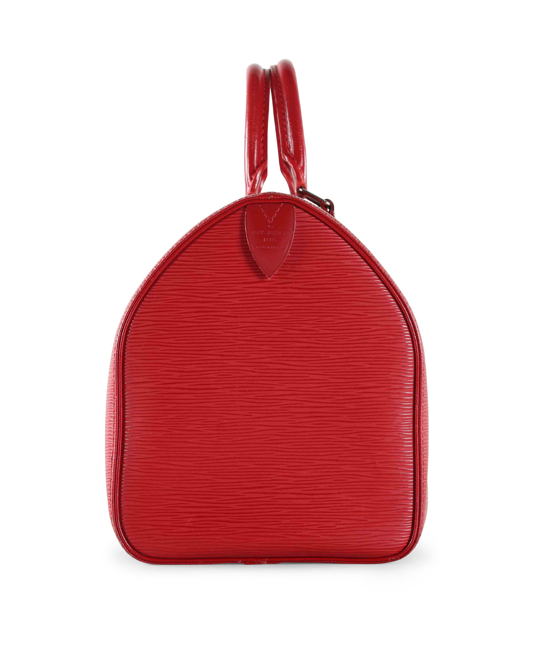 LOUIS VUITTON Red Epi Leather Handle Bag