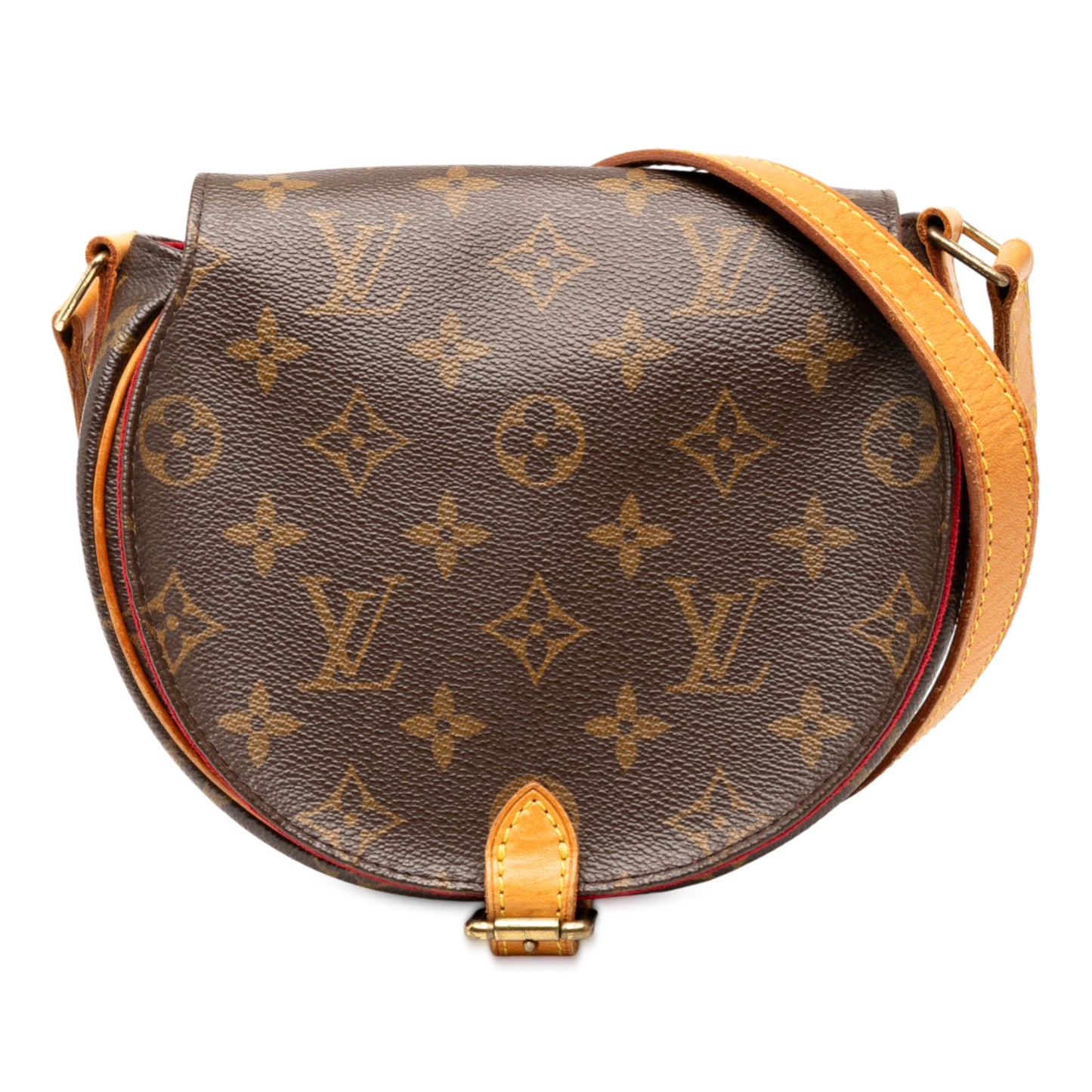 Brown Louis Vuitton Monogram Sac Tambourine Crossbody Bag