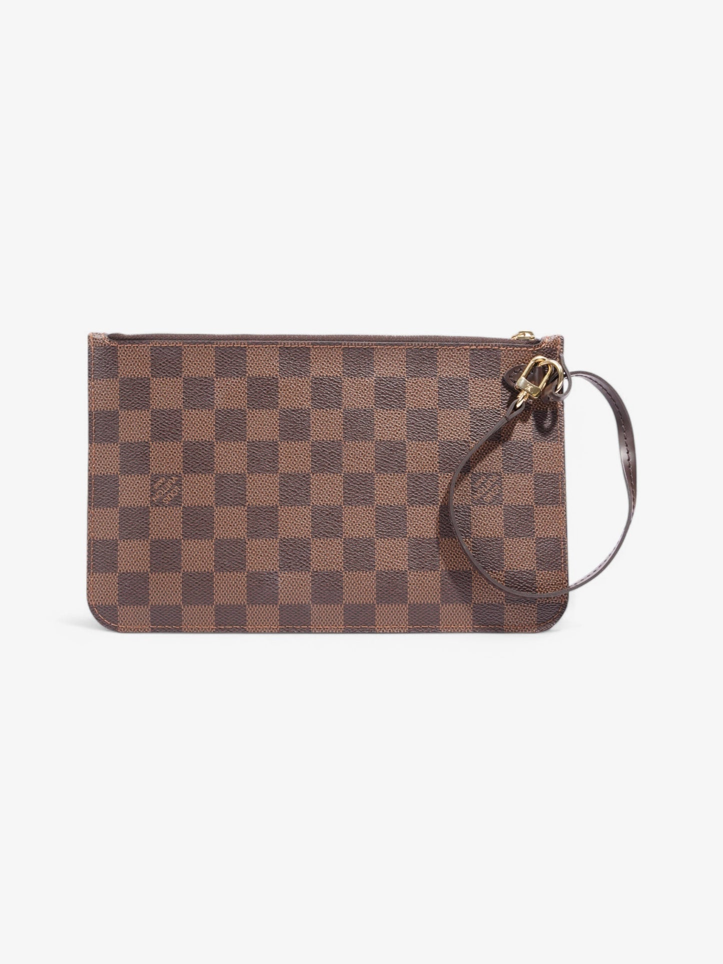 Louis Vuitton Neverfull Pochette Damier Ebene Coated Canvas
