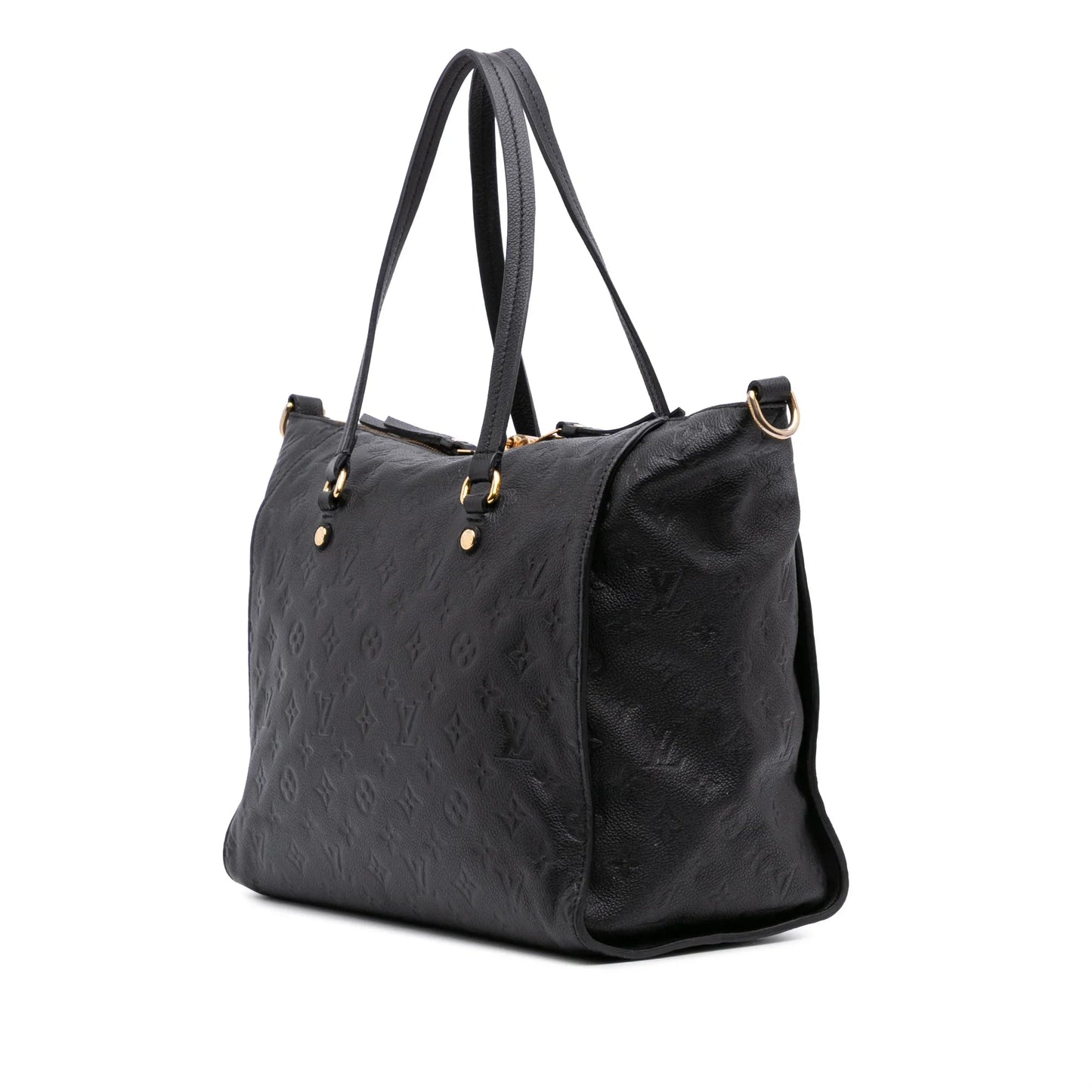 Black Louis Vuitton Monogram Empreinte Lumine PM Satchel