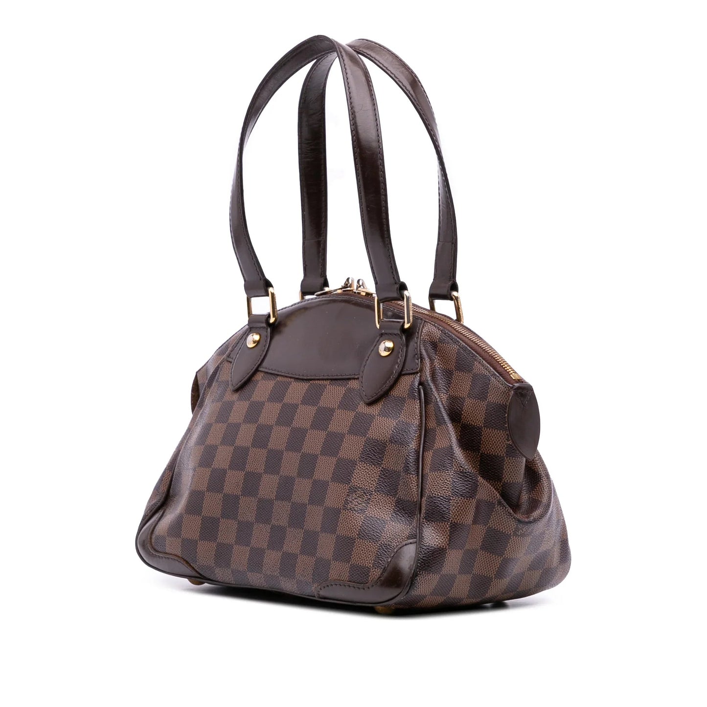 Brown Louis Vuitton Damier Ebene Verona PM Handbag