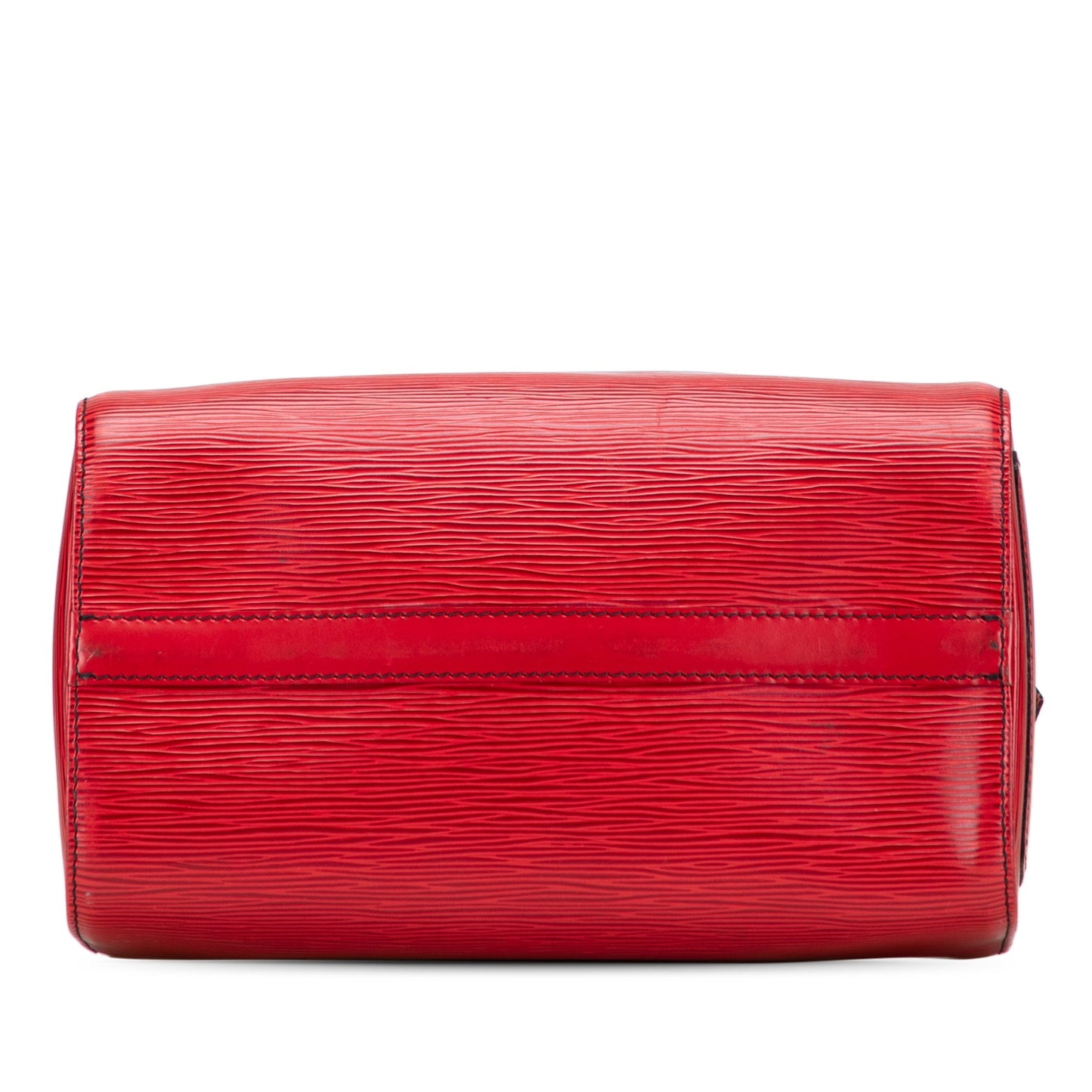 Red Louis Vuitton Epi Speedy 25 Boston Bag