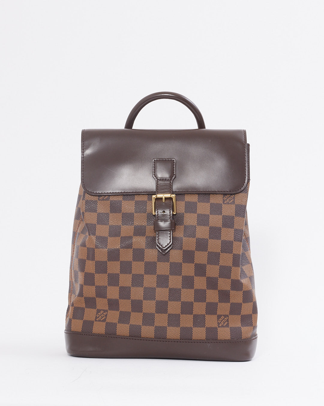 Louis Vuitton Damier Ebene Canvas Soho Backpack