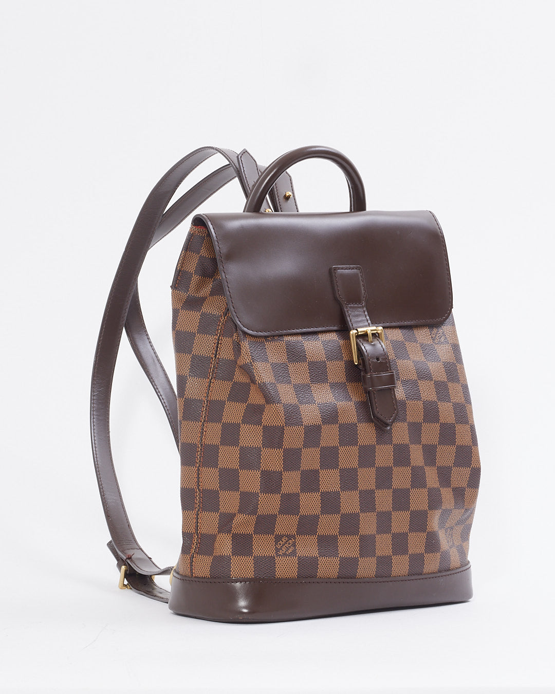 Louis Vuitton Damier Ebene Canvas Soho Backpack