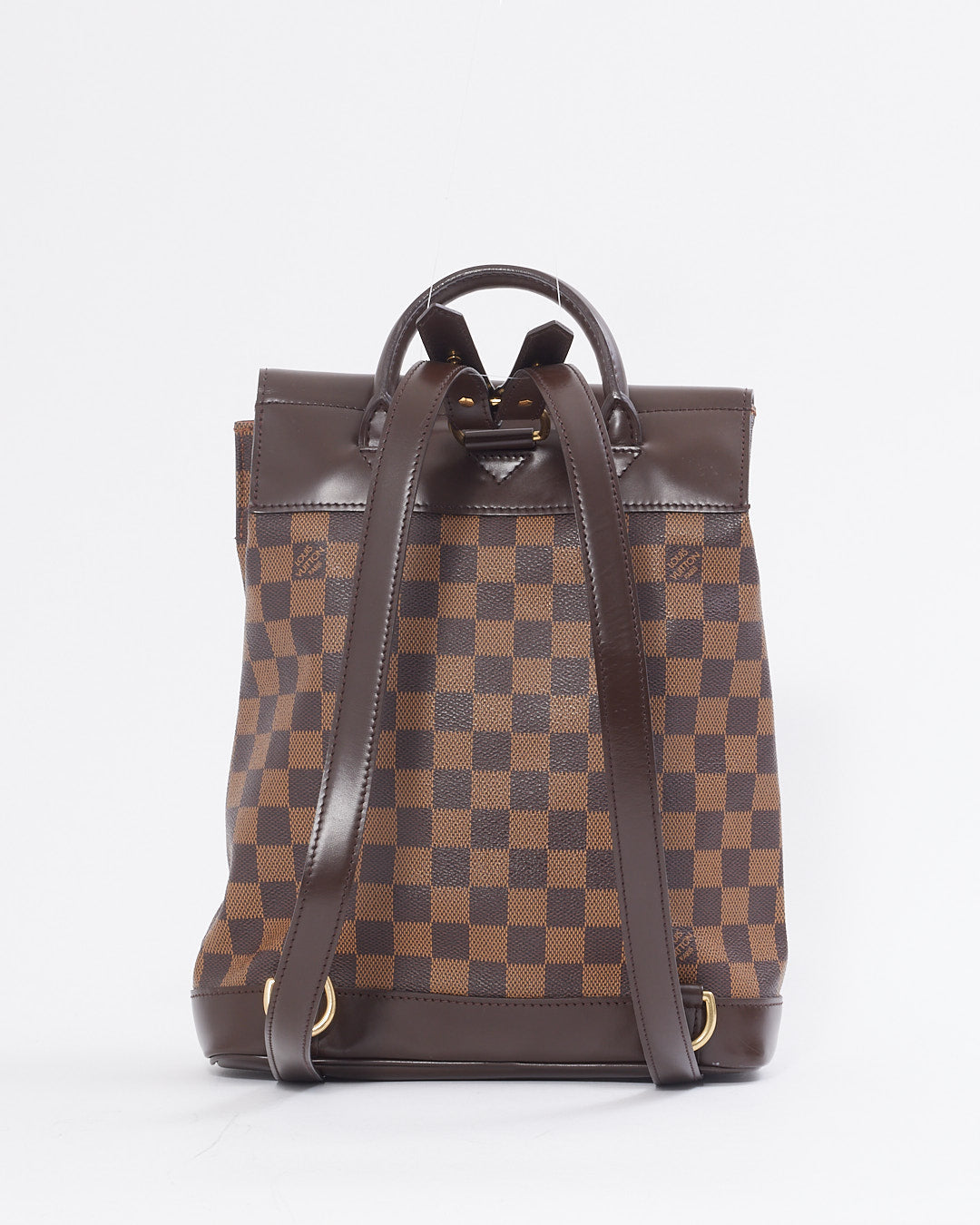 Louis Vuitton Damier Ebene Canvas Soho Backpack