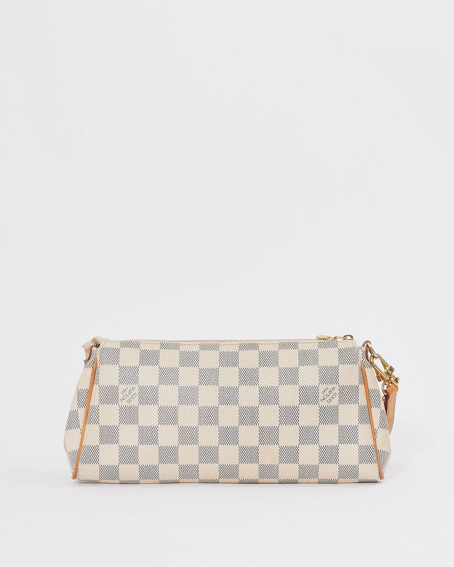 Louis Vuitton Damier Azur Canvas Eva Clutch Crossbody Bag
