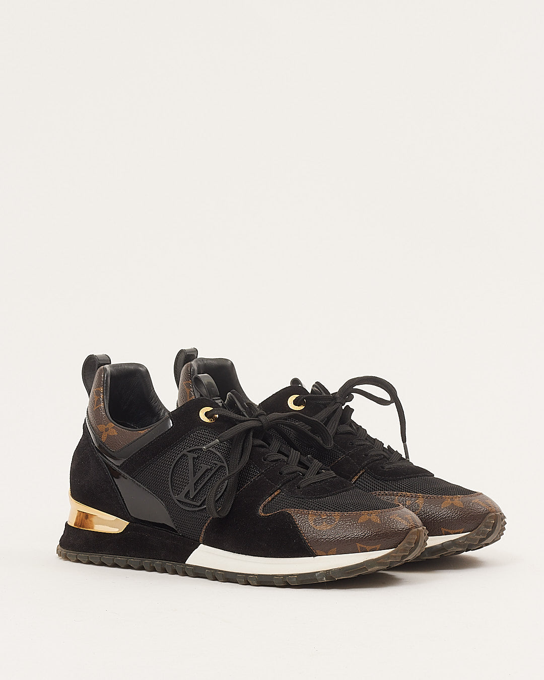 Louis Vuitton Monogram Canvas & Suede Sneakers - 39