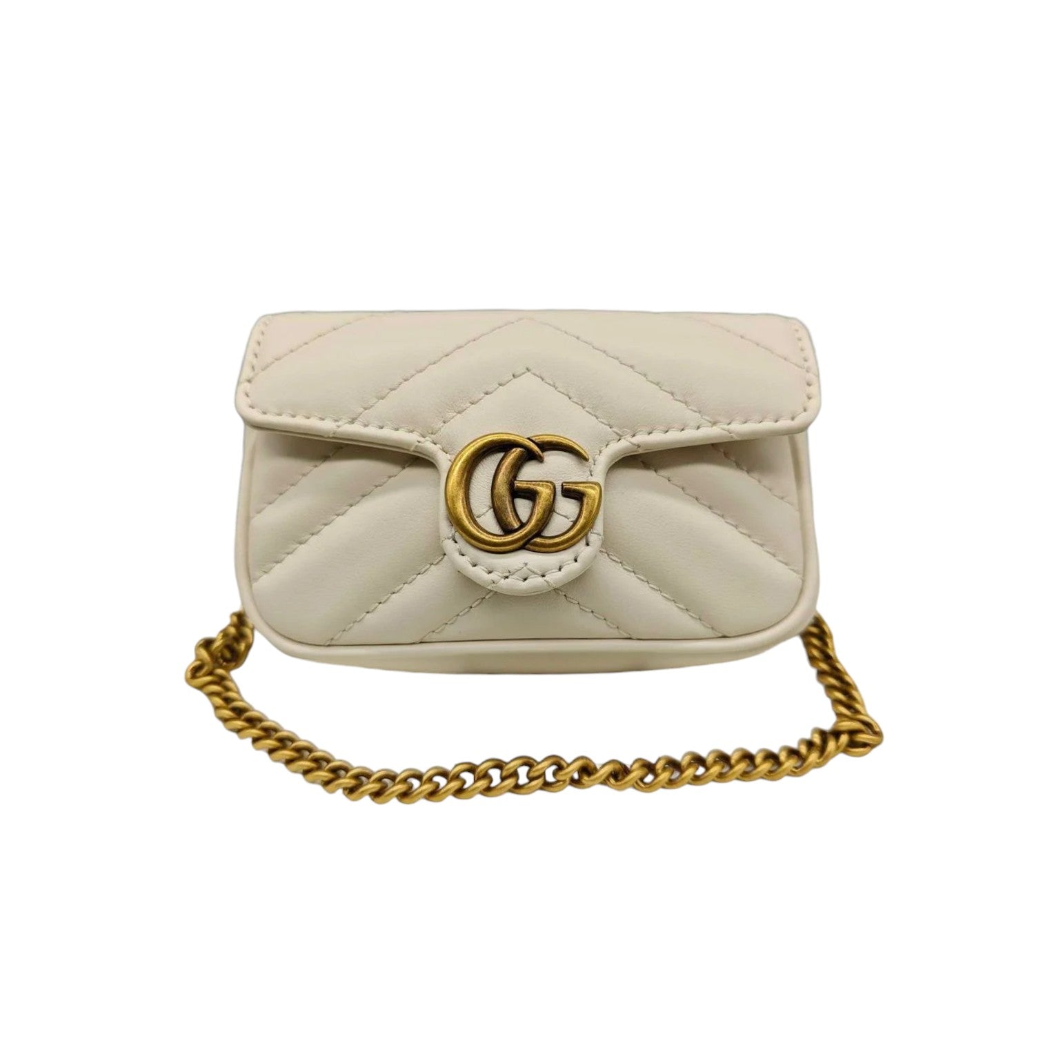 Gucci Chain Leather Shoulder Bag