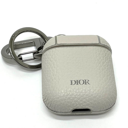 Dior Accessory case 2PUKH190YUZ leather off white logo Earphone case unisex(Unisex)