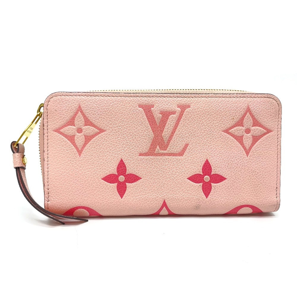 LOUIS VUITTON Long Wallet Purse M80403 Monogram Ann Platt Leather pink Monogram Unplant By the pool Women
