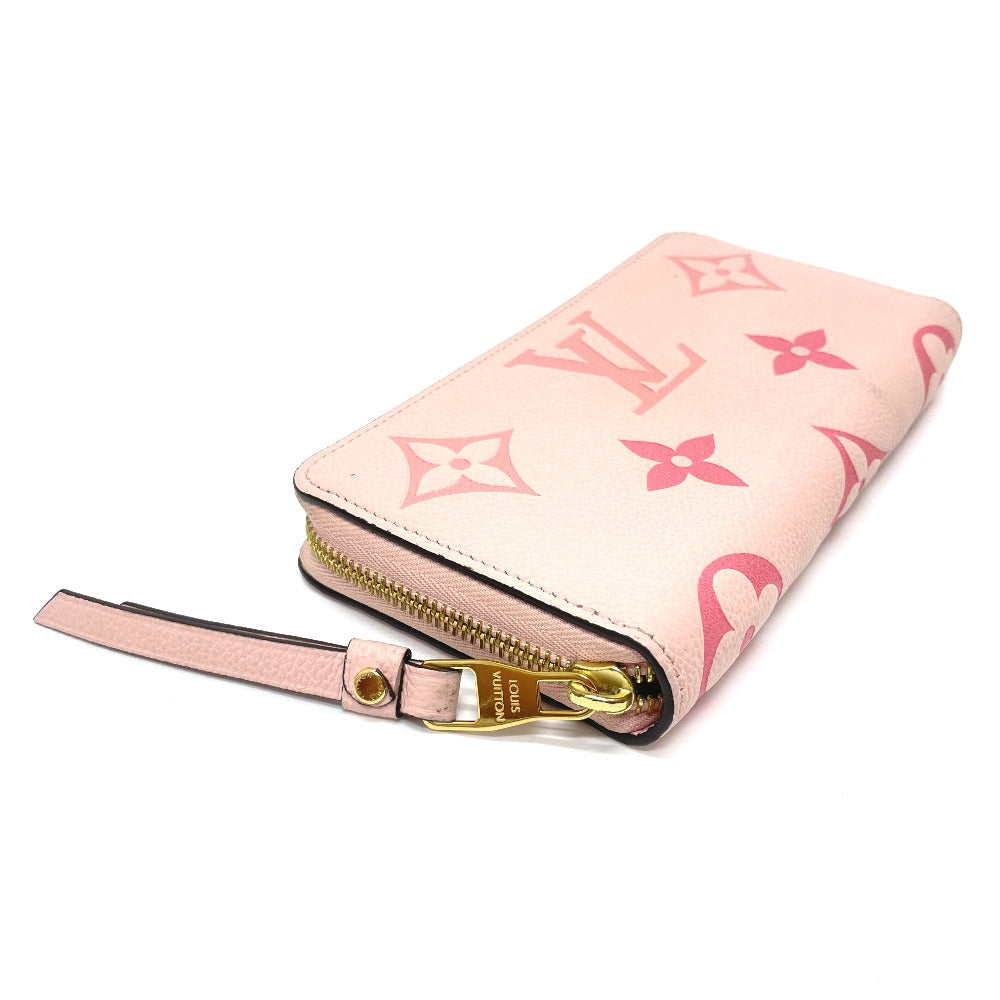 LOUIS VUITTON Long Wallet Purse M80403 Monogram Ann Platt Leather pink Monogram Unplant By the pool Women