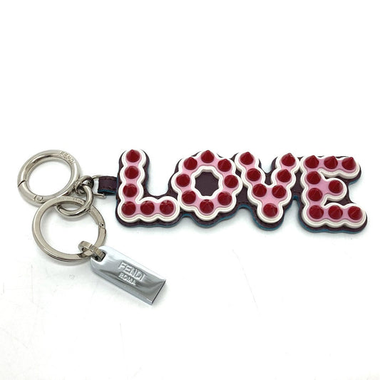 FENDI key ring 12473513 Rubber, Leather multicolor logo With studs USB Women