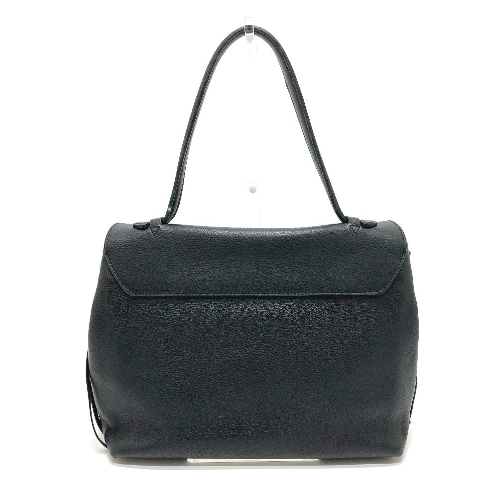 LOUIS VUITTON Handbag leather black logoMetal Rock Me MM Women
