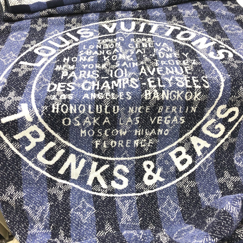 LOUIS VUITTON towel cotton blue Monogram TRUNKSï¿½â¢BAGS unisex(Unisex)