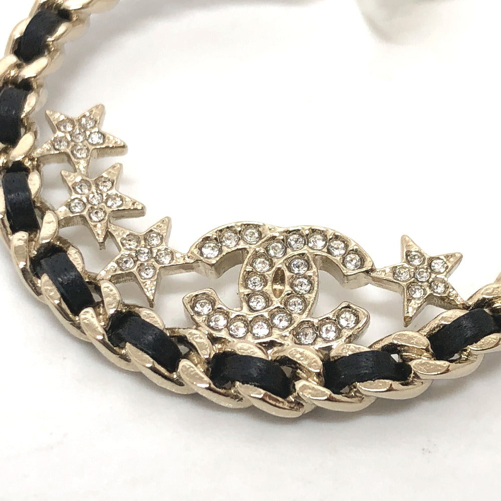 CHANEL Pierce B23C metal gold Star COCO Mark hoop Women