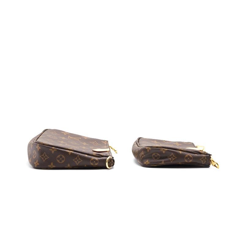 Louis Vuitton Multi Pochette Monogram ACCESSORIES WITH KHAKI STRAP