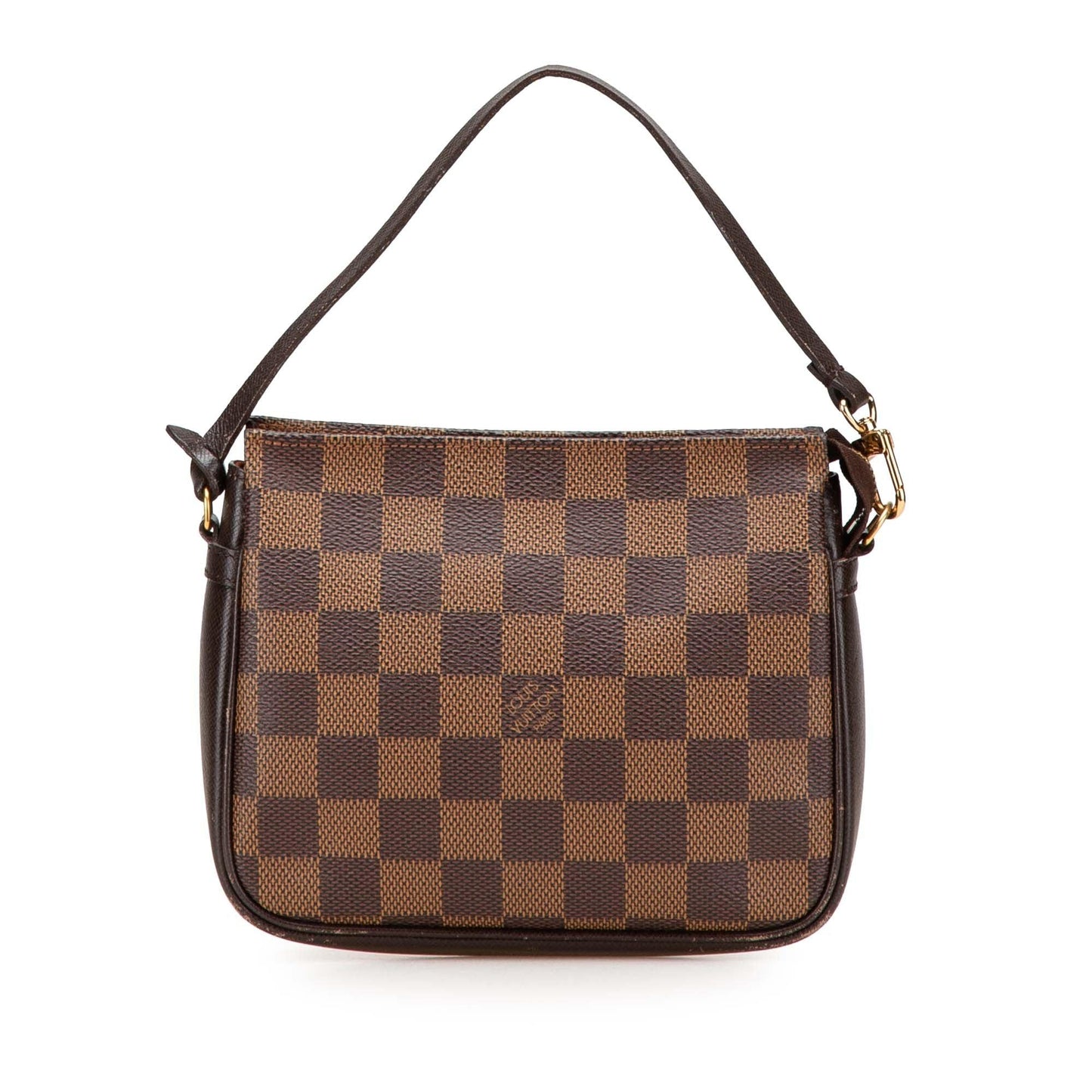 Brown Louis Vuitton Damier Ebene Trousse Pochette Handbag