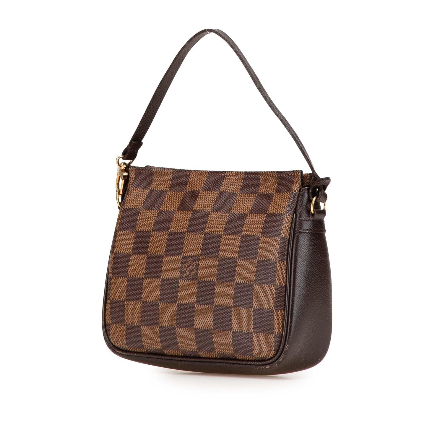 Brown Louis Vuitton Damier Ebene Trousse Pochette Handbag
