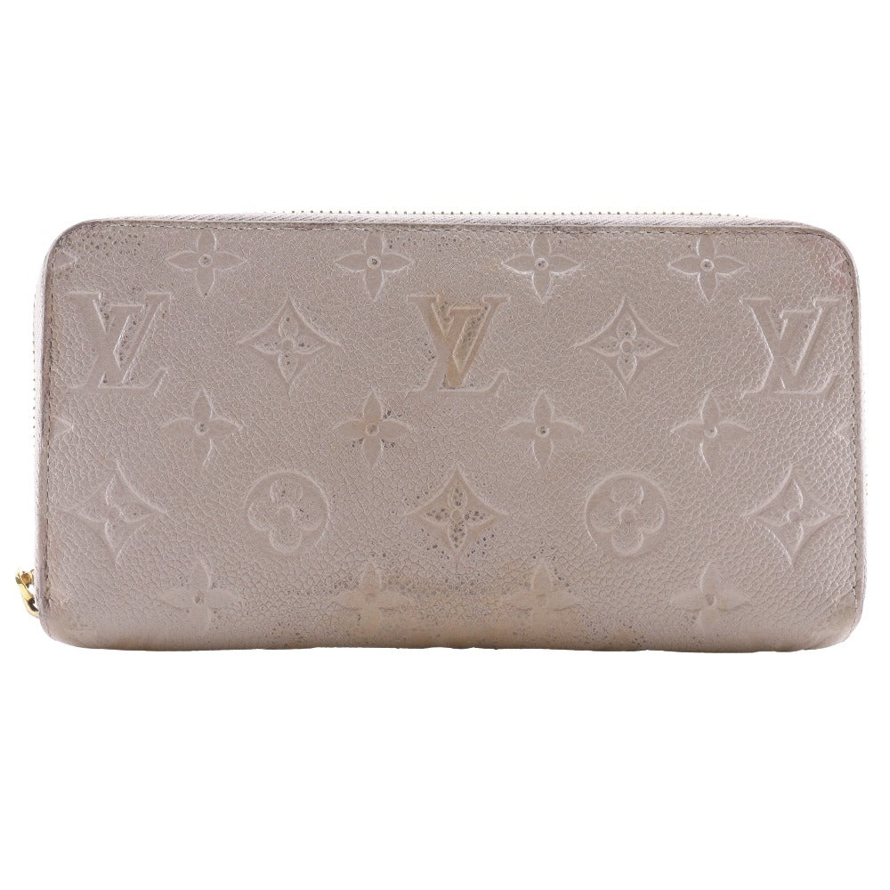LOUIS VUITTON Long Wallet Purse M69034 Monogram Ann Platt gray Zippy wallet Women