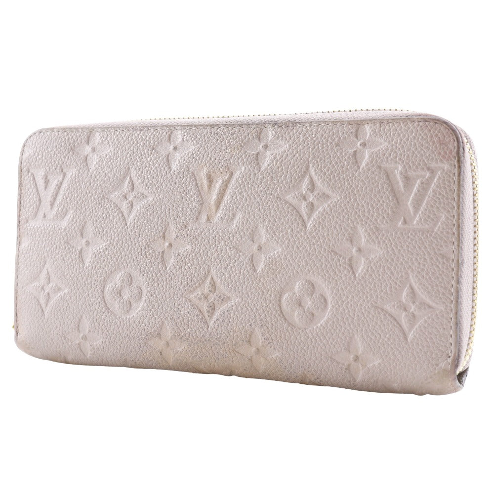 LOUIS VUITTON Long Wallet Purse M69034 Monogram Ann Platt gray Zippy wallet Women