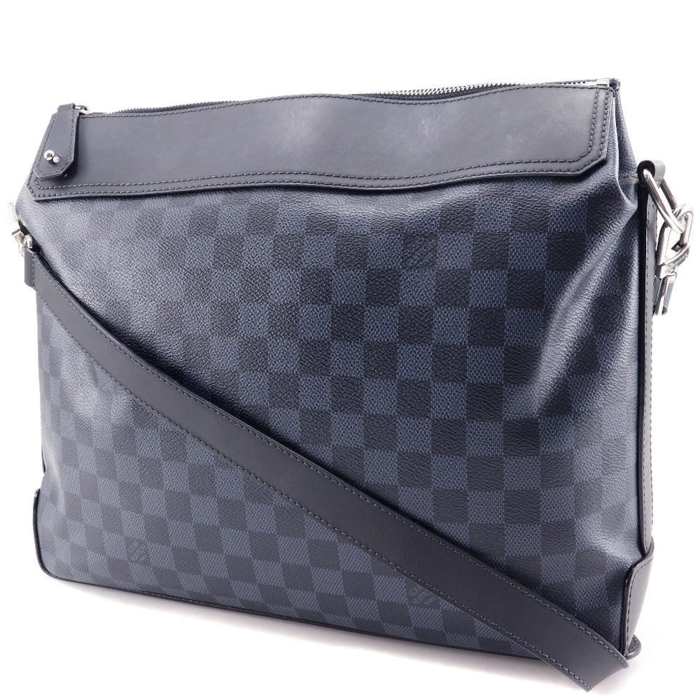 LOUIS VUITTON Shoulder Bag Damier Cobalt Black / navy Messenger Greenwich mens