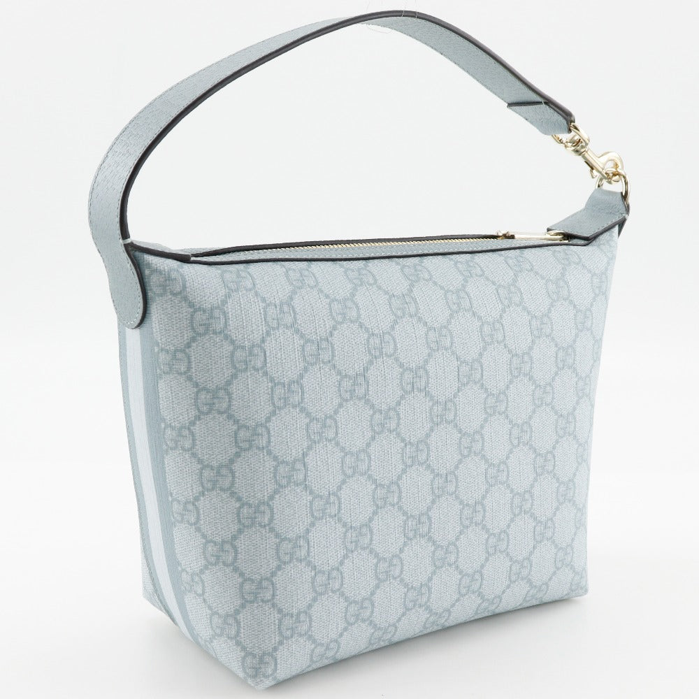GUCCI Shoulder Bag 795170 FAD09 8741 GG Supreme Canvas blue Ophidia Super Mini Shoulder
