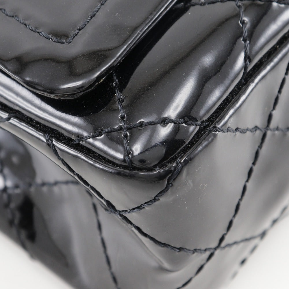Chanel Patent Leather Chain Shoulder Bag Classic Flap