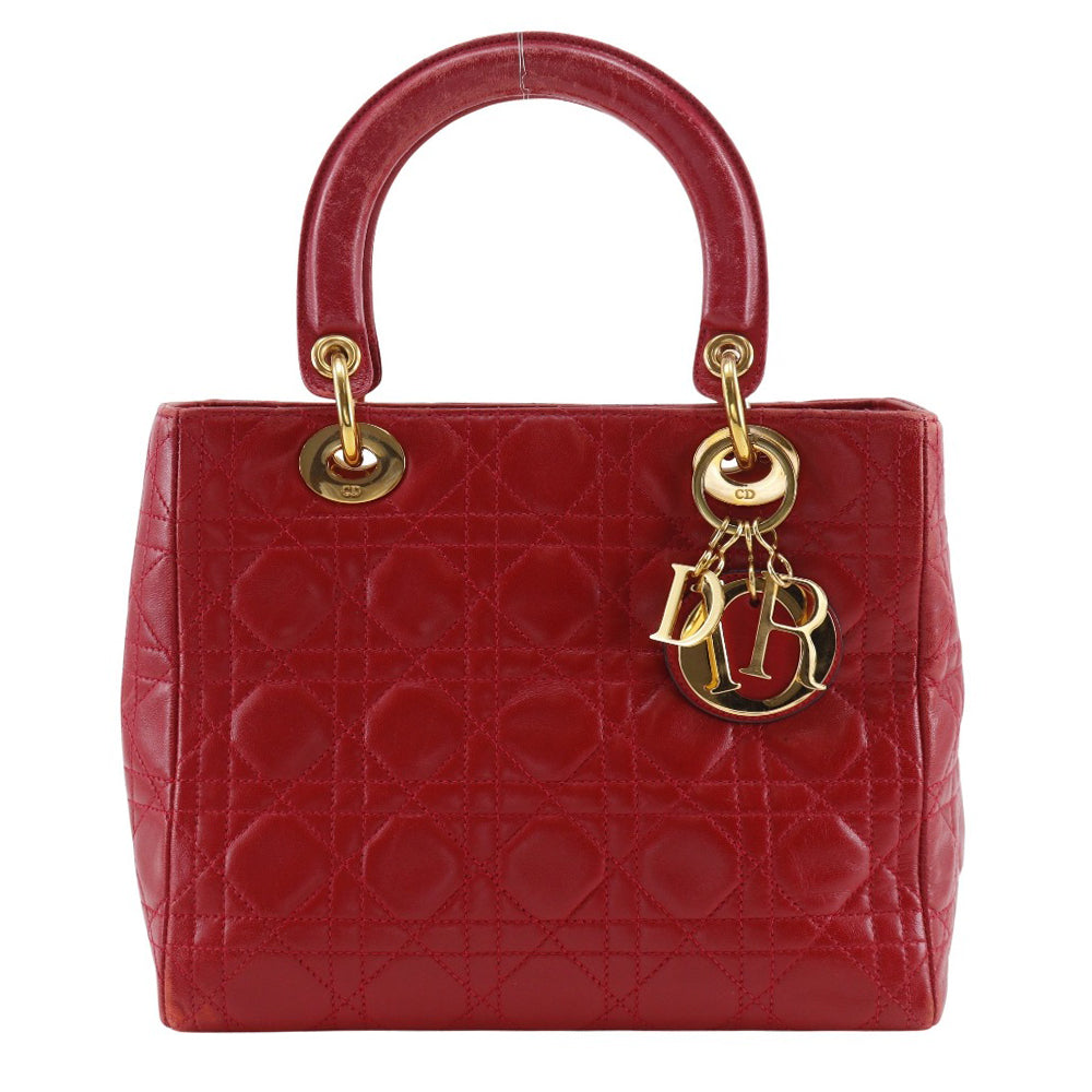 Christian Dior Lady Dior Calf Handbag