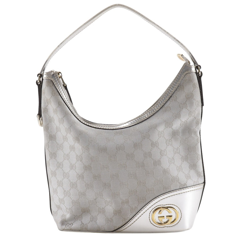 Gucci Interlocking G GG Canvas Shoulder Bag