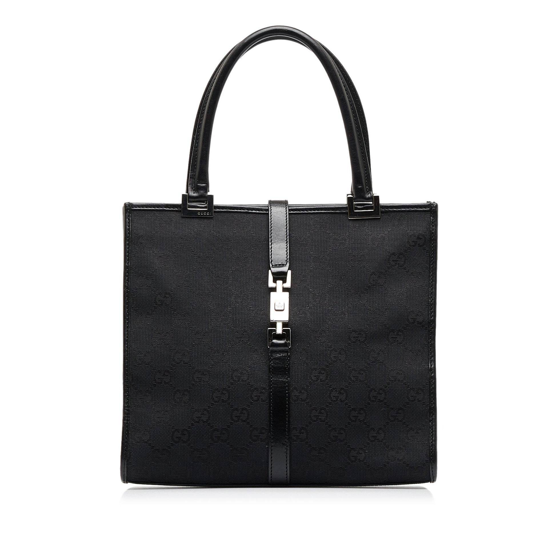 Gucci Leather Canvas Tote