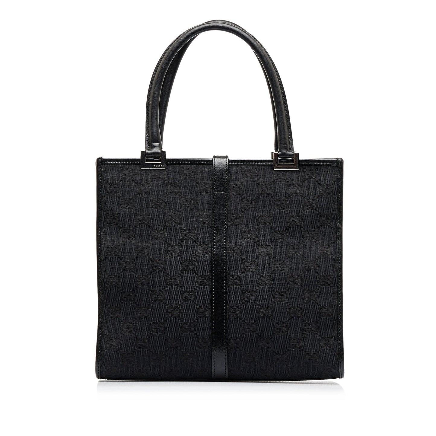 Gucci Leather Canvas Tote