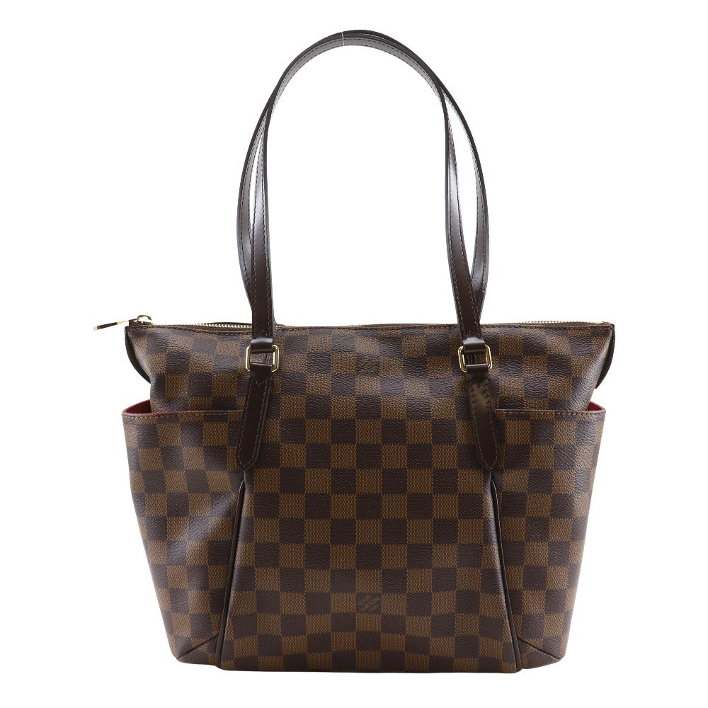 LOUIS VUITTON Tote Bag N41282 Damier canvas Brown Totally PM