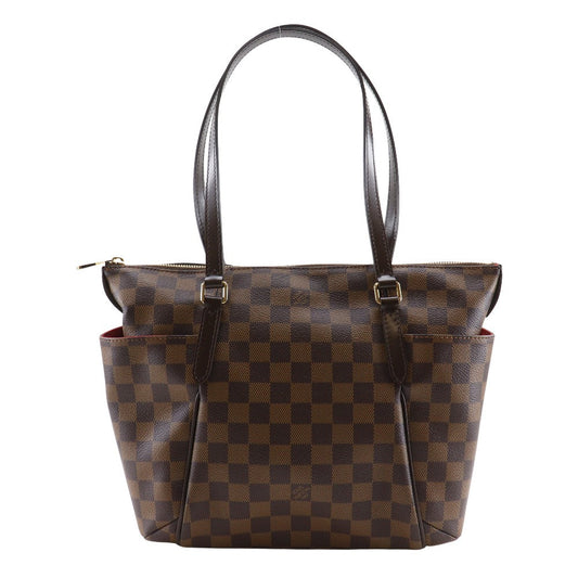 LOUIS VUITTON Tote Bag N41282 Damier canvas Brown Totally PM