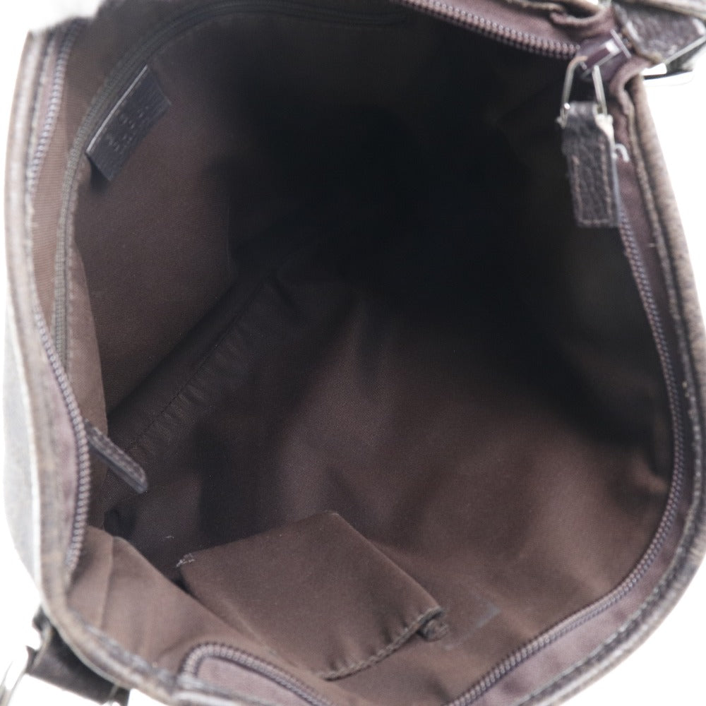 GUCCI Shoulder Bag 268642 GG canvas Brown Abbey Women Used