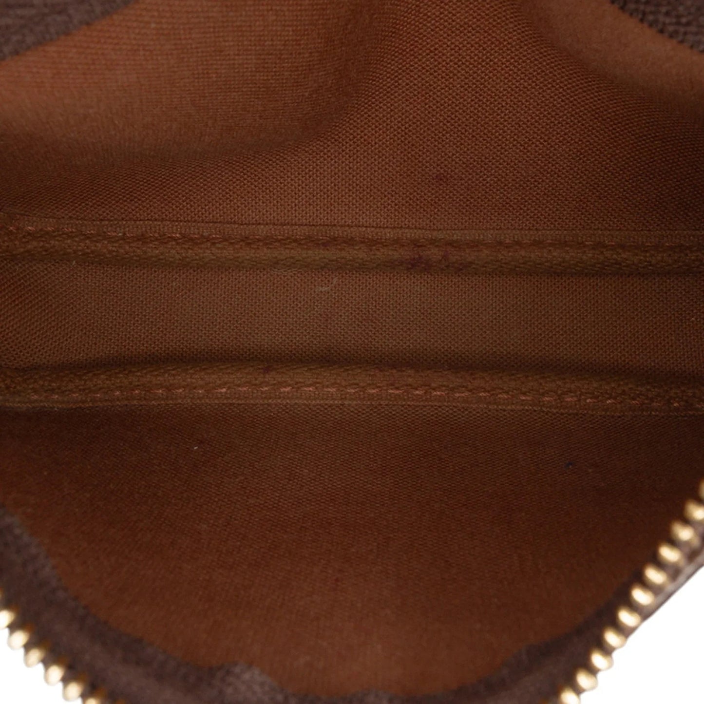 Brown Louis Vuitton Monogram Mini Pochette Accessoires Handbag