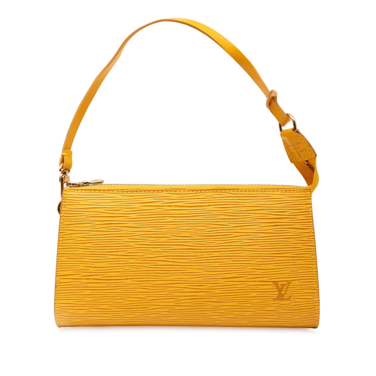 Yellow Louis Vuitton Epi Pochette Accessoires Shoulder Bag