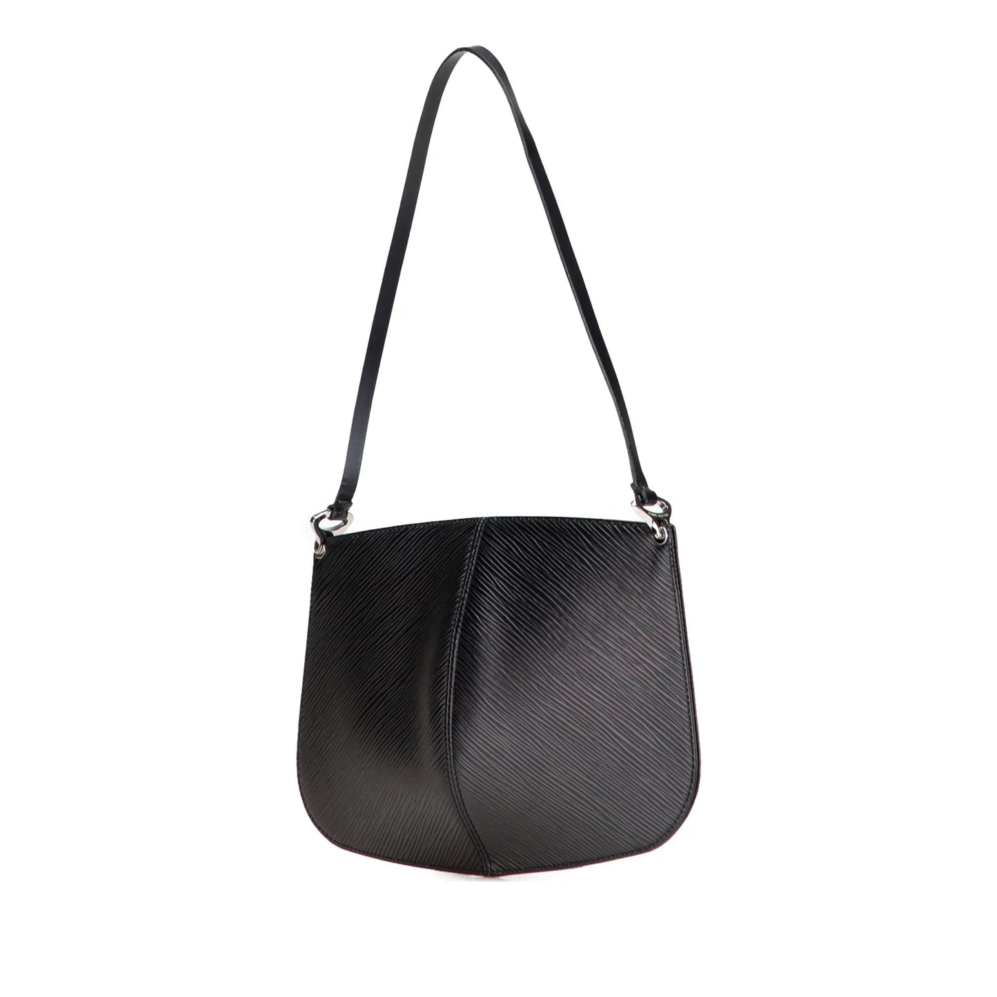 Black Louis Vuitton Epi Demi Lune Pochette Shoulder Bag