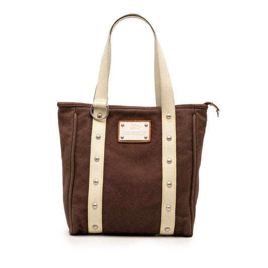 Brown Louis Vuitton Antigua Cabas MM Tote Bag