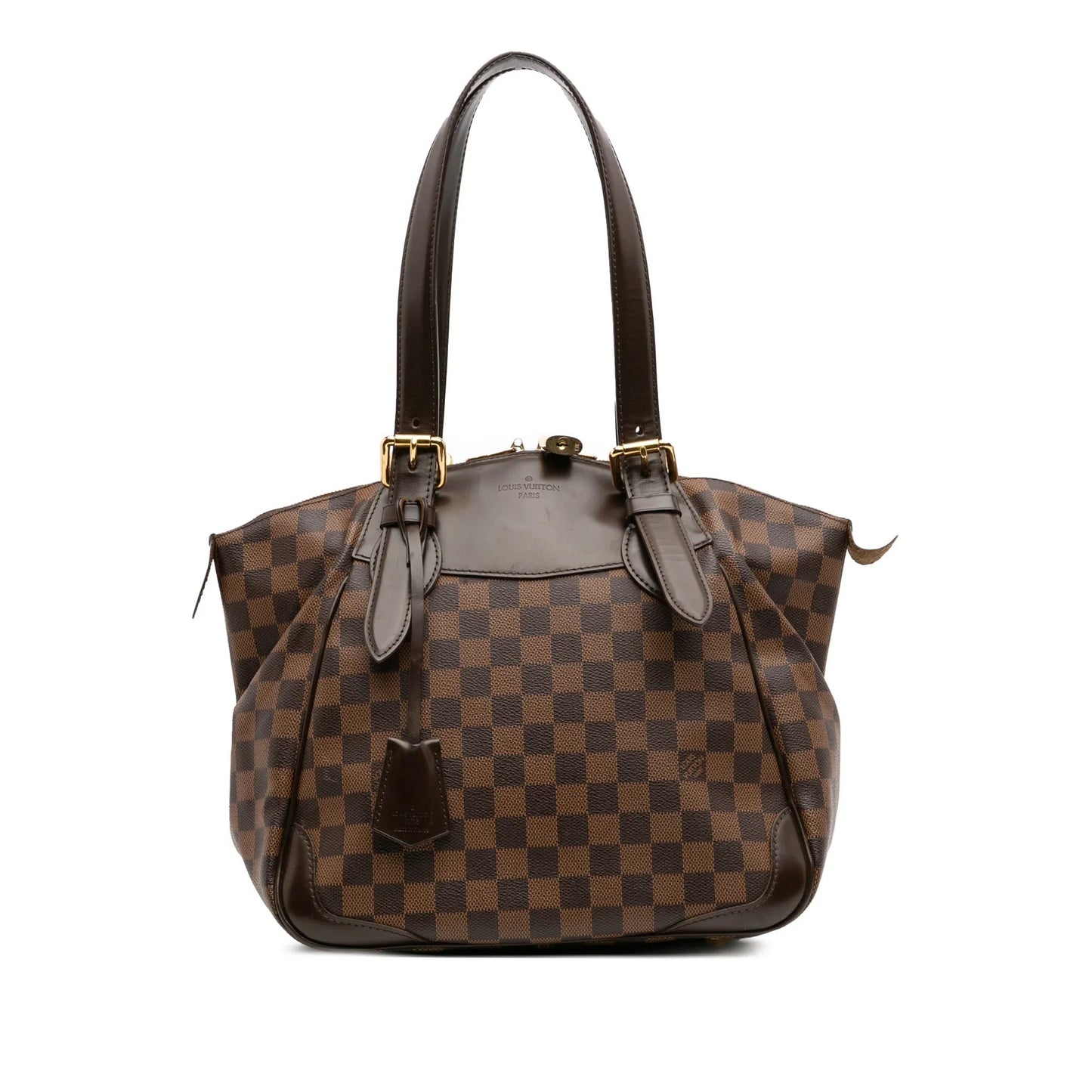 Brown Louis Vuitton Damier Ebene Verona MM Shoulder Bag