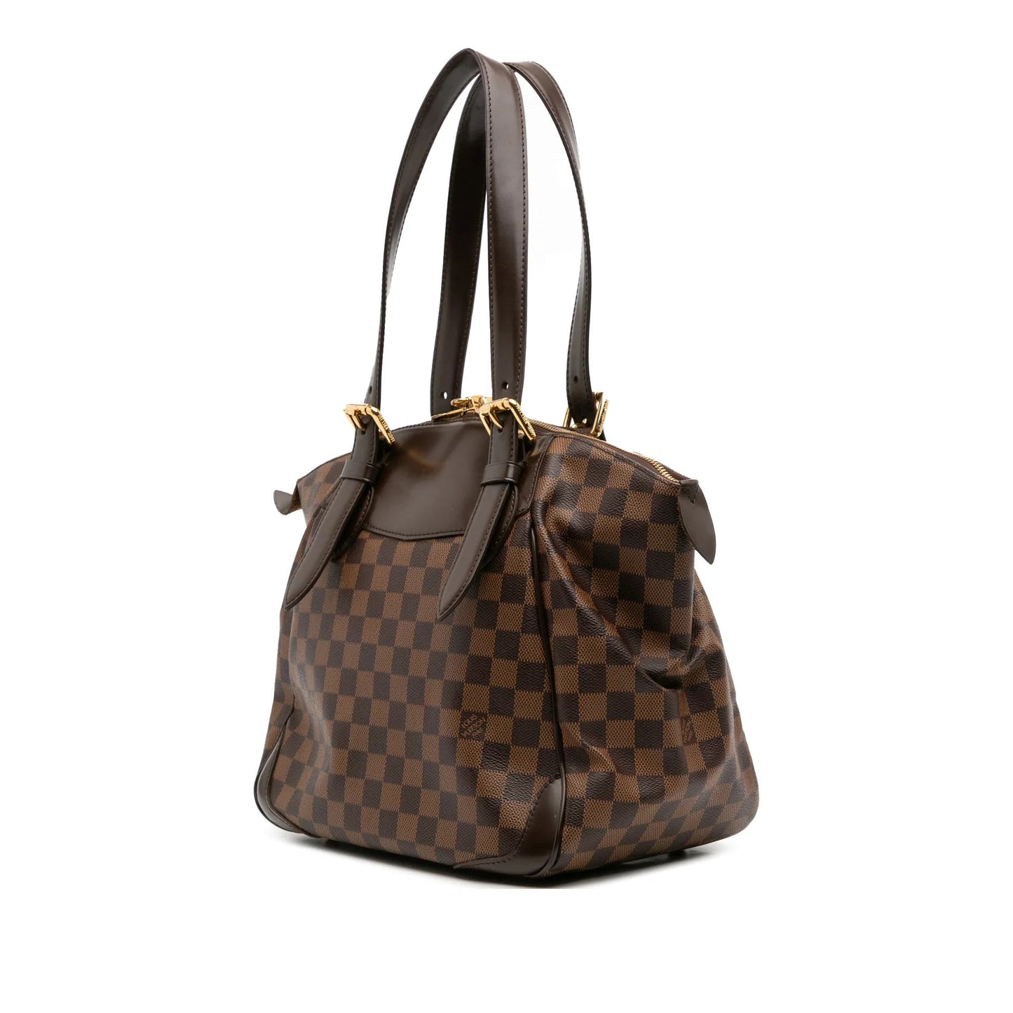 Brown Louis Vuitton Damier Ebene Verona MM Shoulder Bag