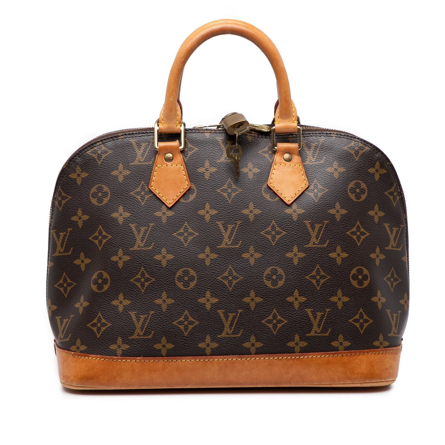 Brown Louis Vuitton Monogram Alma PM Handbag