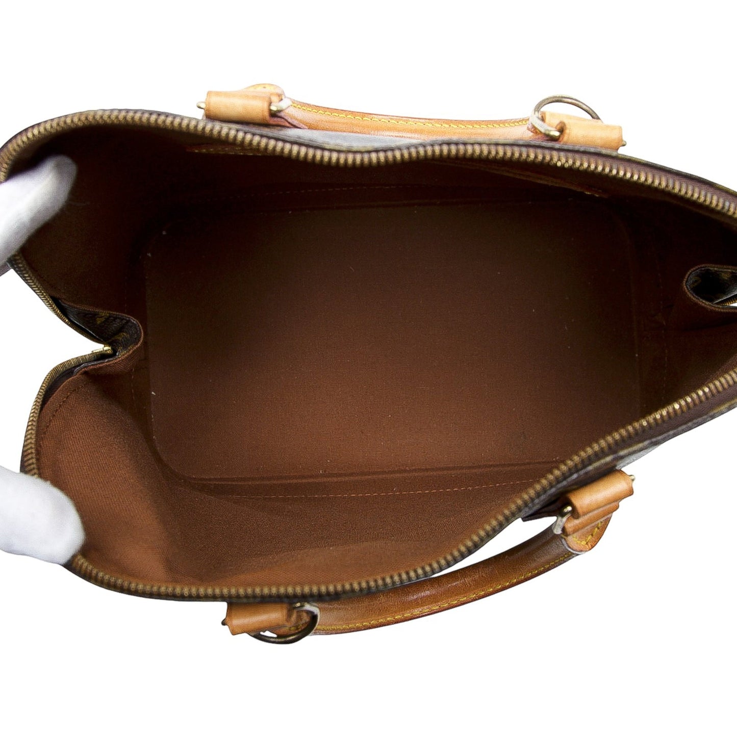 Brown Louis Vuitton Monogram Alma PM Handbag