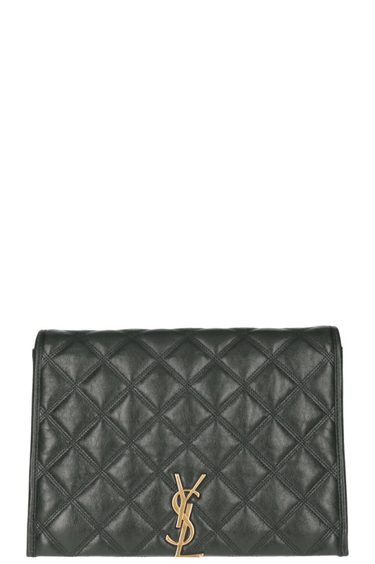 SAINT LAURENT Becky Bag Green