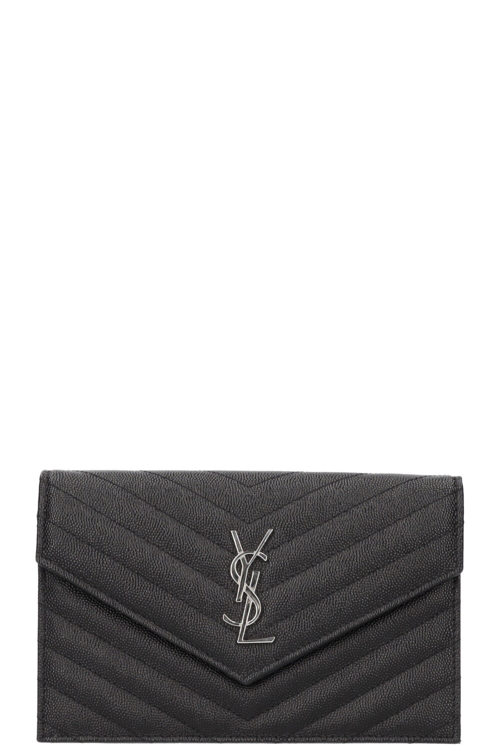 SAINT LAURENT Cassandre Envelope WOC Black