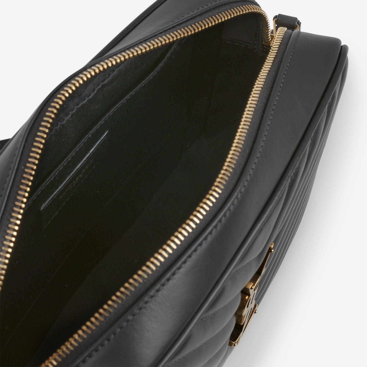 Saint Laurent Lou Camera Bag - Grey Calfskin | Gold Hardware