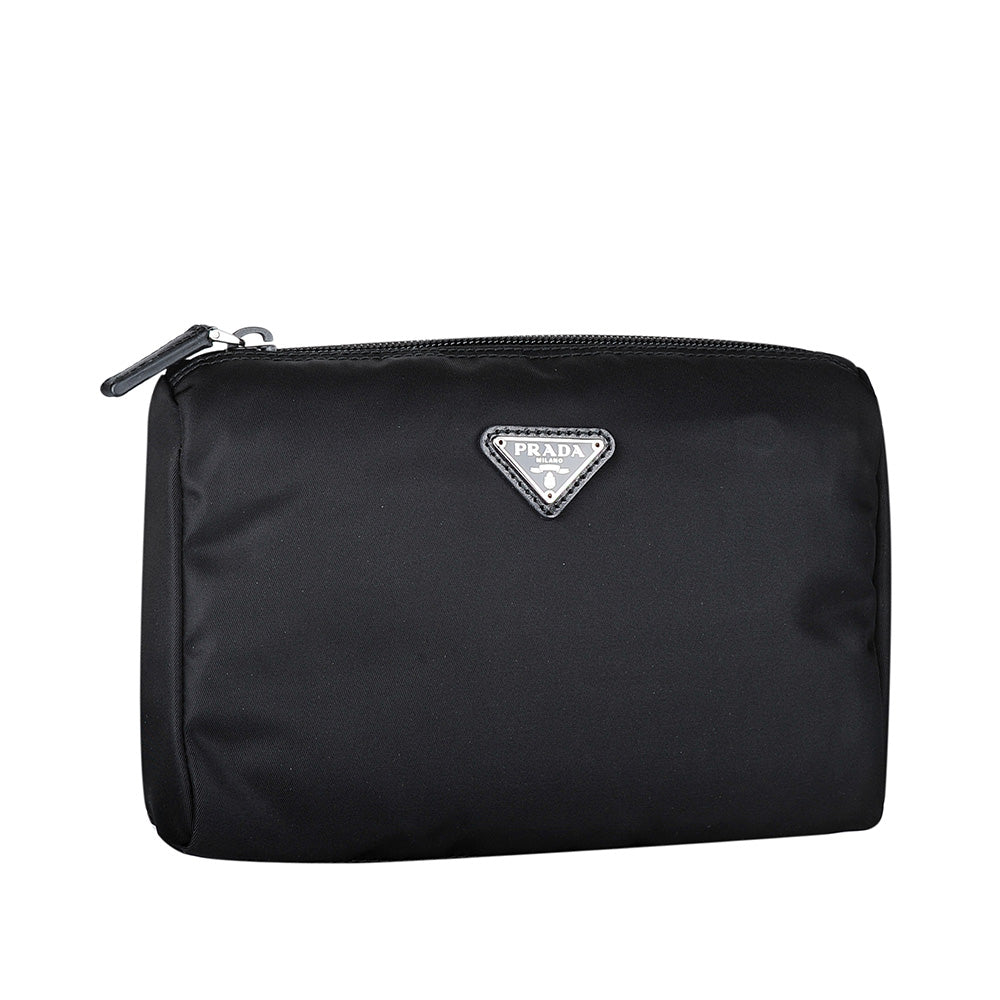 Prada Nero Tessuto Cosmetic Pouch [Clearance Sale]