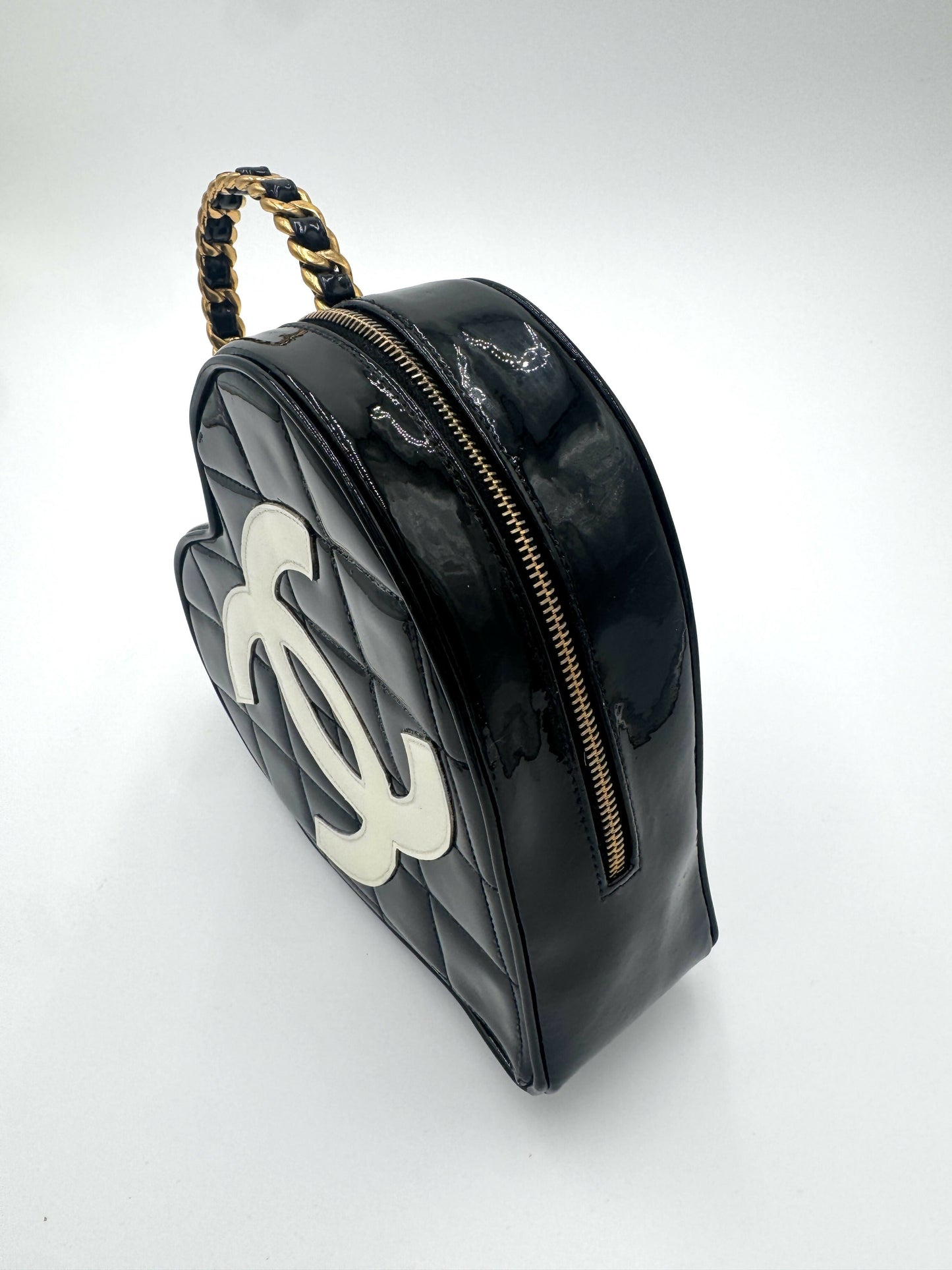 Chanel 1995  Barbie Black Heart Vanity Bag