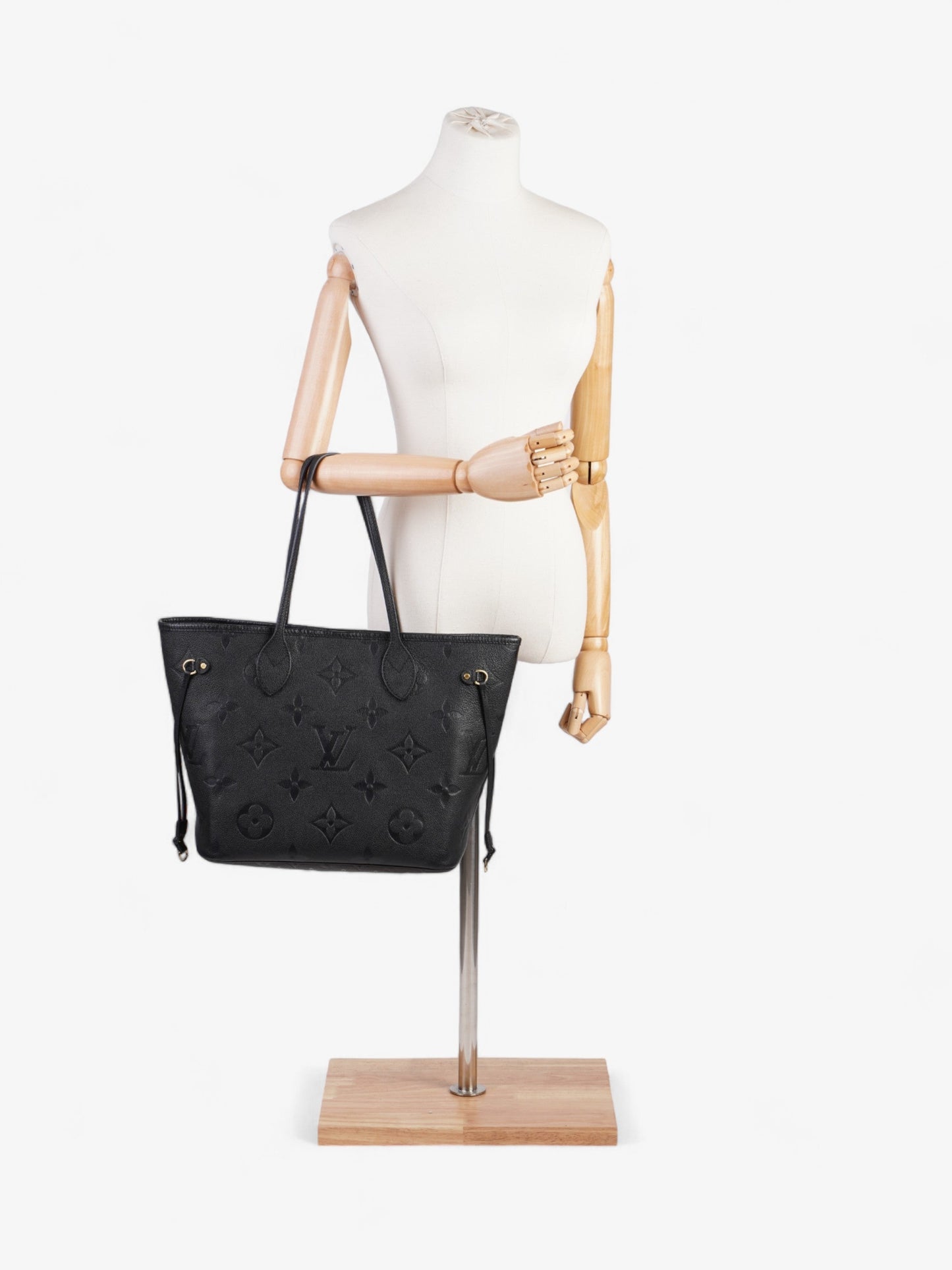 Louis Vuitton Neverfull MM Black Empreinte Leather
