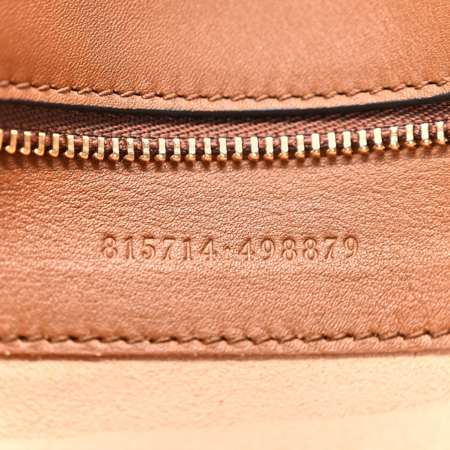 Gucci Canvas Medium Blondie Top Handle Bag Brown