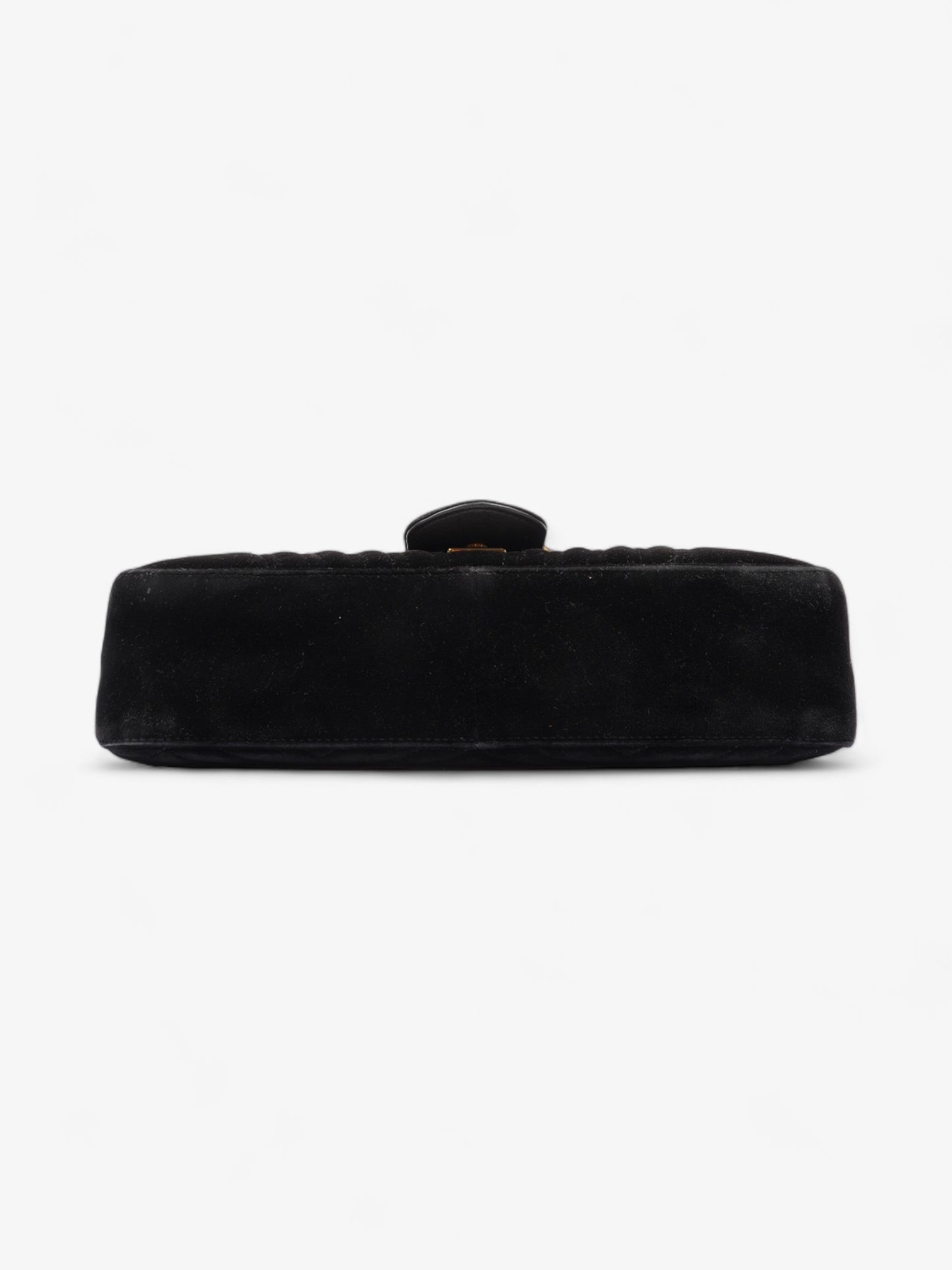 Gucci GG Marmont Flap Black Velvet Medium
